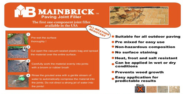 Mainbrick - Paving Joint Filler